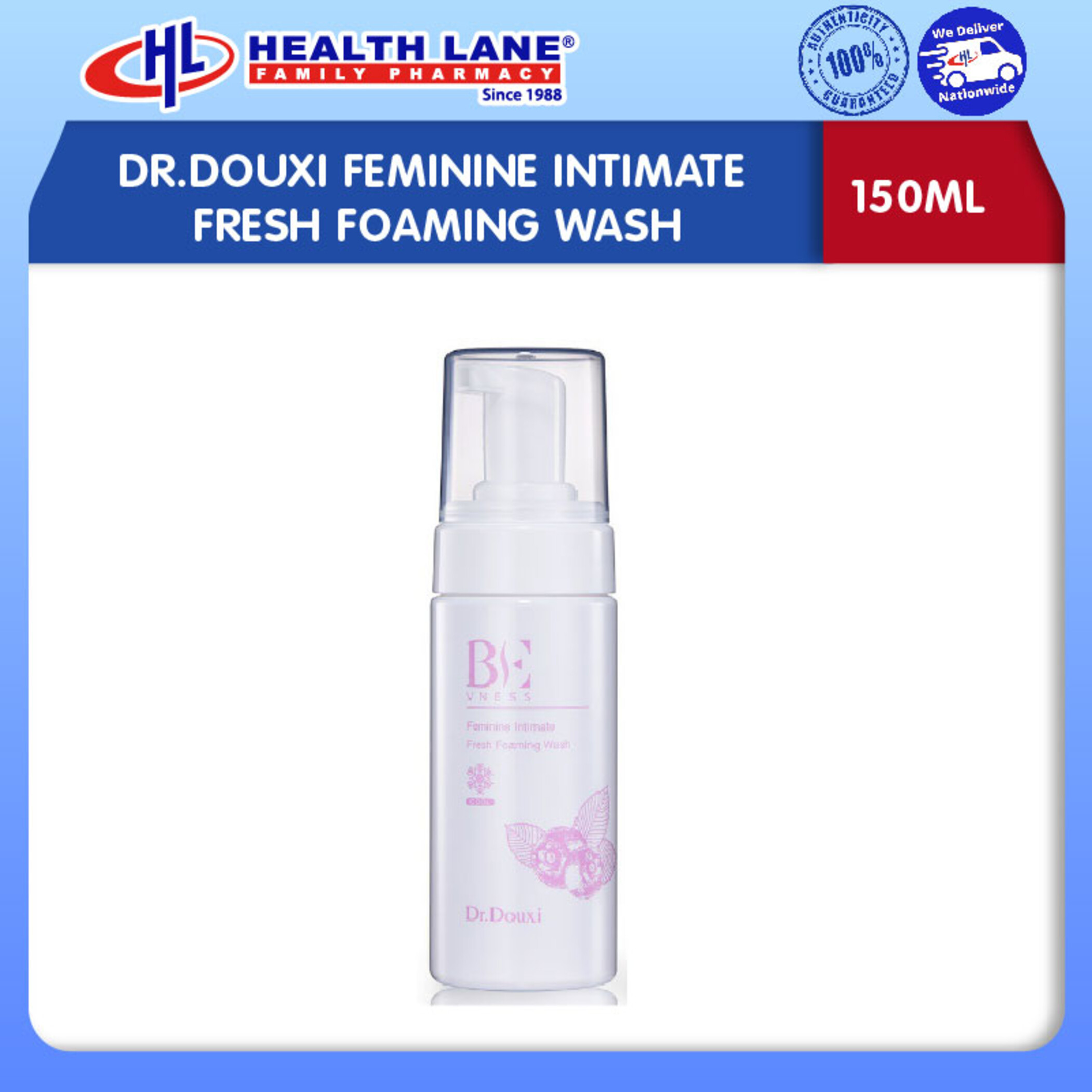 DR.DOUXI FEMININE INTIMATE FRESH BERBUIH  SABUN (150ML)